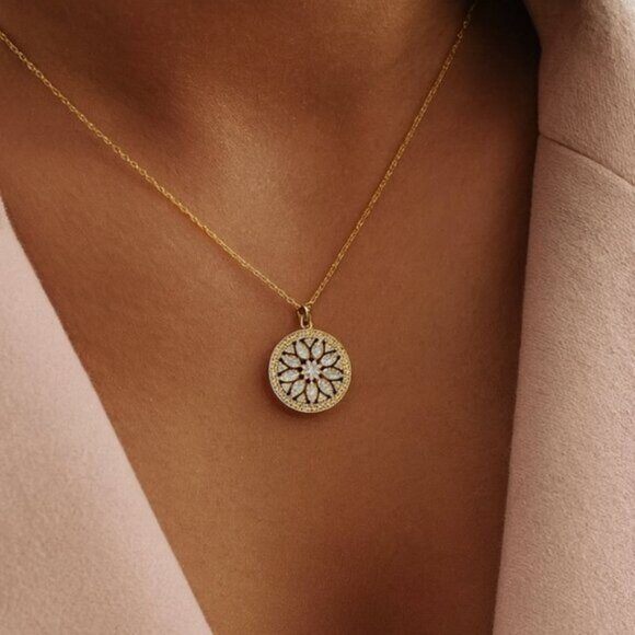 “Abree” LUXE S925 Sterling Silver Necklace - Picture 1 of 3